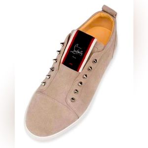 Christian Louboutin F.A.V Fique A Vontade Suede Sneakers